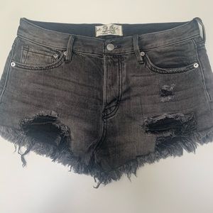Free People jean shorts